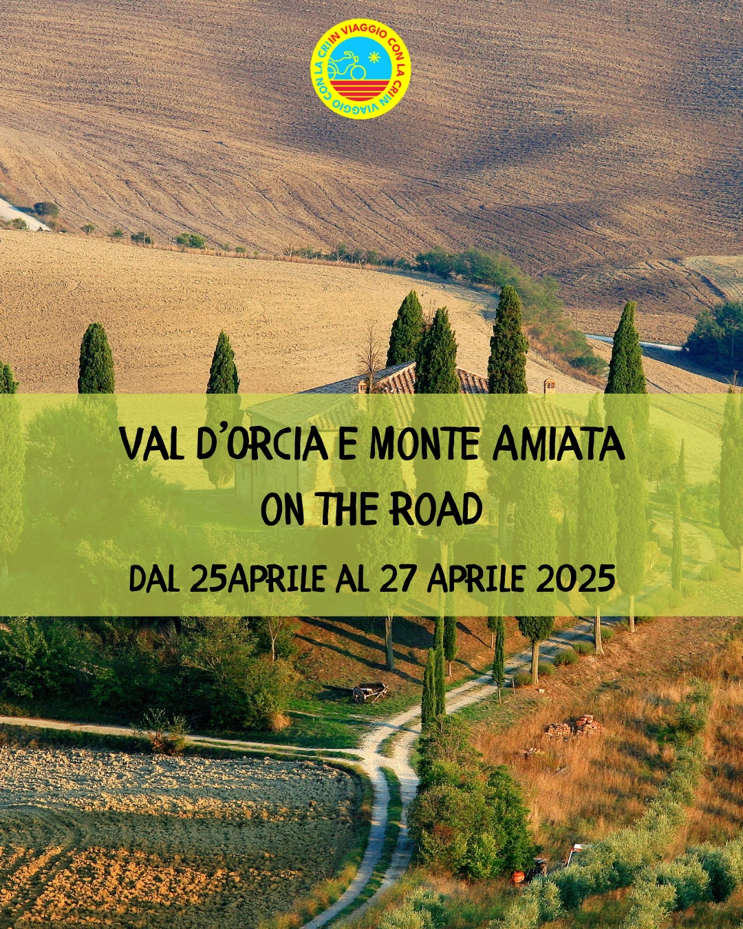 Val d'Orcia e Monte Amiata on the road