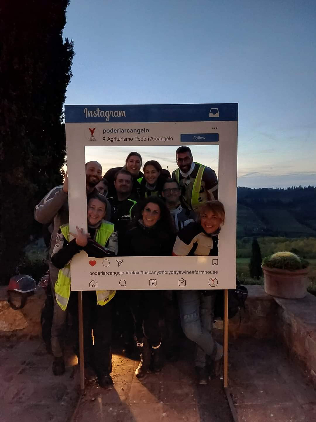 Gruppo in moto