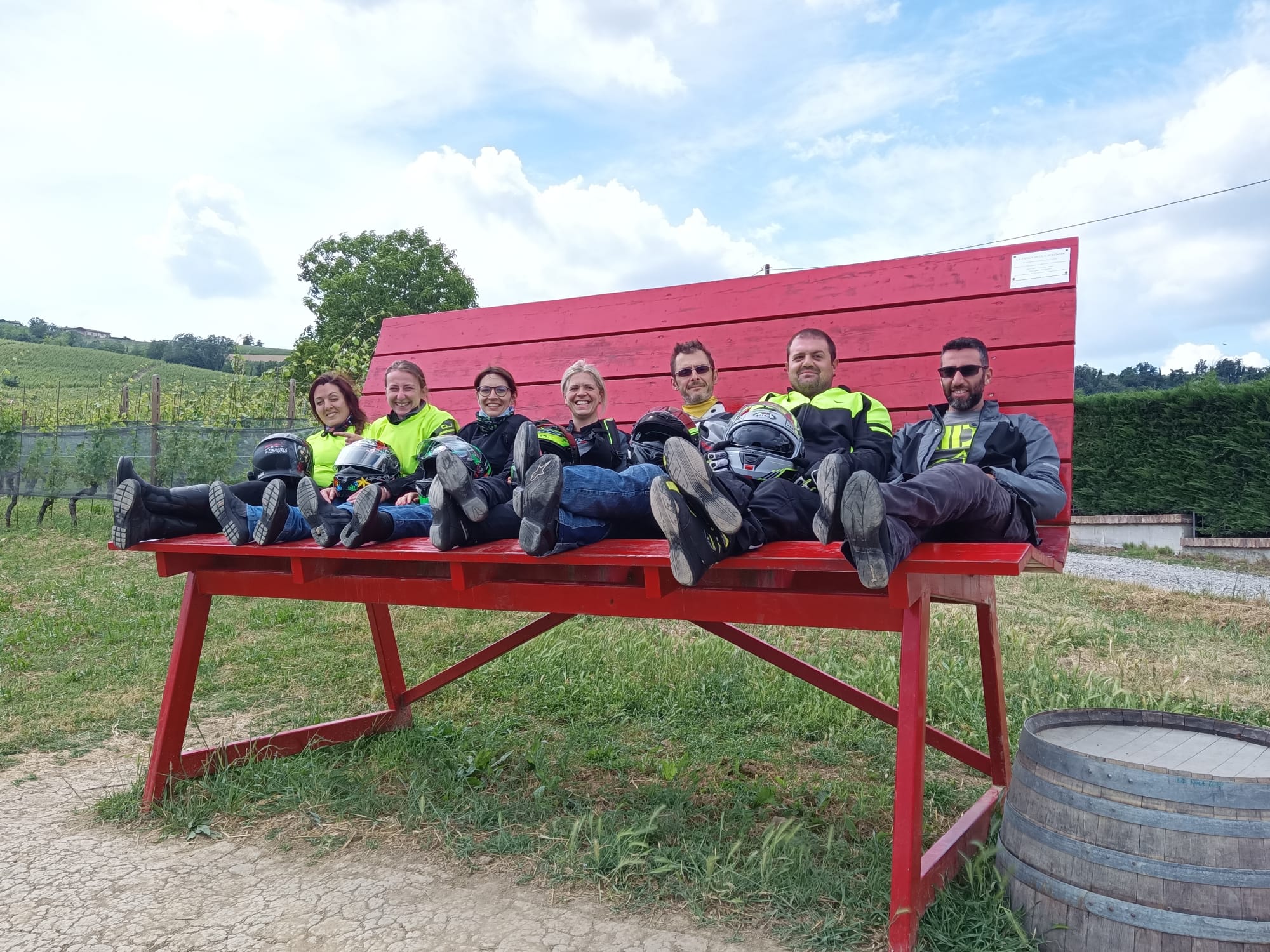 Gruppo in moto